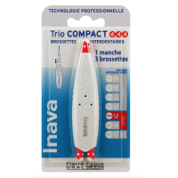 Brossettes Interdentaires Trio Compact Tailles 4/4/4