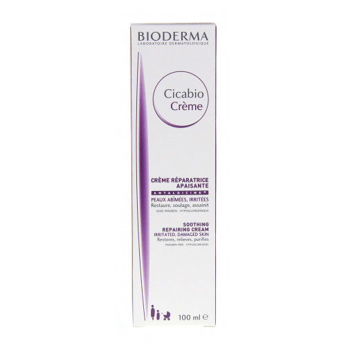 BIODERMA CICABIO Crème 100mL - Soin réparateur peaux abîmées