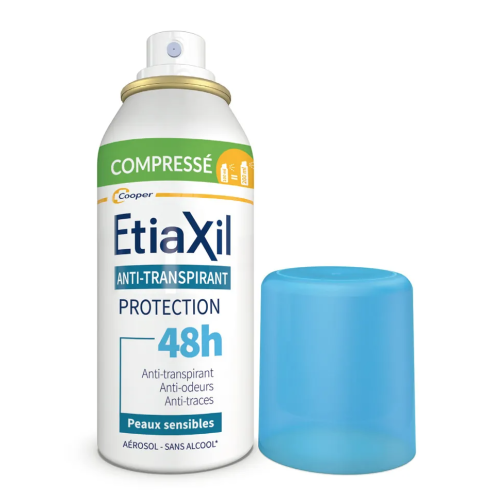 Anti-Transpirant Protection 48H Peaux Sensibles Aérosol Compressé 100 ml