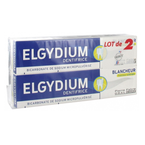 Dentifrice Blancheur Fraîcheur Citron 2 x 75 ml Dentifrice Blancheur Fraîcheur Citron 2 x 75 ml