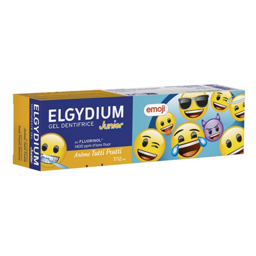 Gel Dentifrice Junior 7 à 12 Ans Emoji Arôme Tutti Frutti 50 ml
