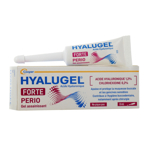 Hyalugel Forte Perio Gel buccal assainissant 8 ml Hyalugel Forte Perio Gel buccal assainissant 8 ml
