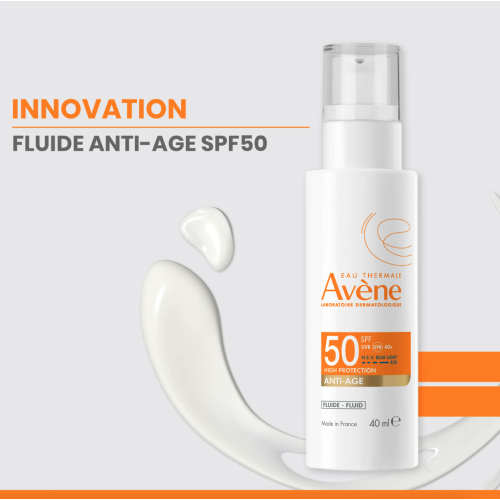 Solaire Fluide Anti-Âge SPF50 40 ml