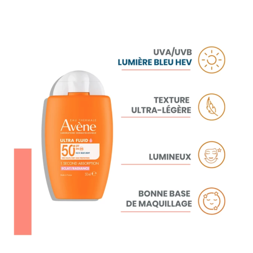 Solaire Ultra Fluid Éclat SPF50+ 50 ml
