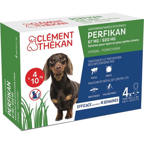 PERFIKAN Anti-Puces Petits Chiens 4 - 10 Kg
