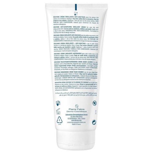 Dexyane Crème Emolliente Anti-Grattage 200 ml