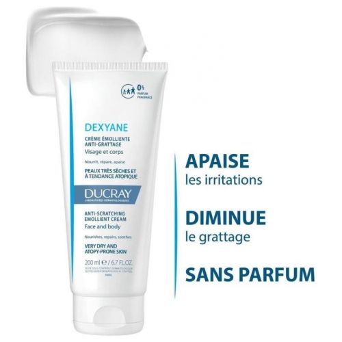 Dexyane Crème Emolliente Anti-Grattage 200 ml