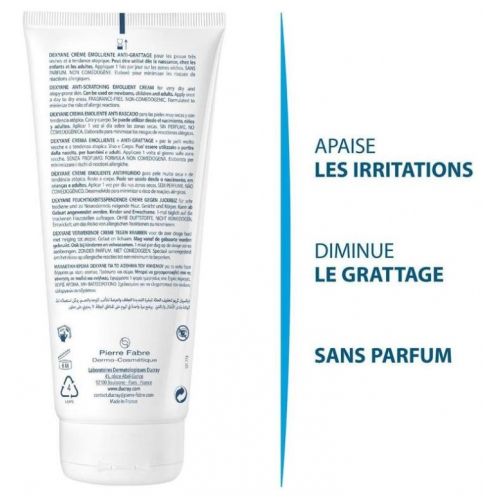 Dexyane Crème Emolliente Anti-Grattage 200 ml