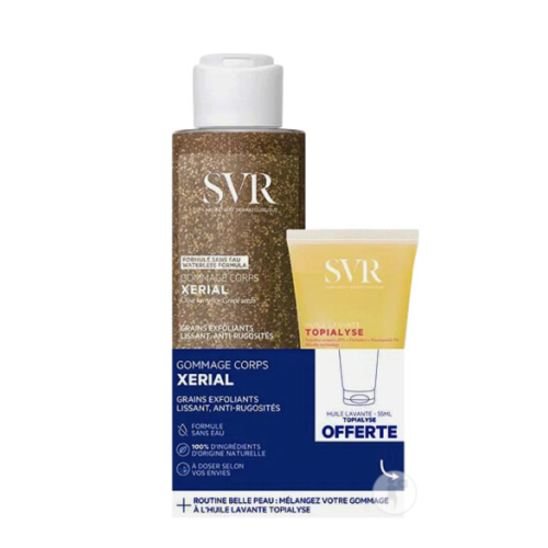 XERIAL Gommage Corps 100 g + TOPIALYSE Huile Lavante 55 ml Offerte XERIAL Gommage Corps 100 g + TOPIALYSE Huile Lavante 55 ml Offerte