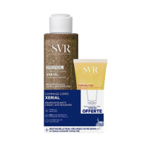 XERIAL Gommage Corps 100 g + TOPIALYSE Huile Lavante 55 ml Offerte