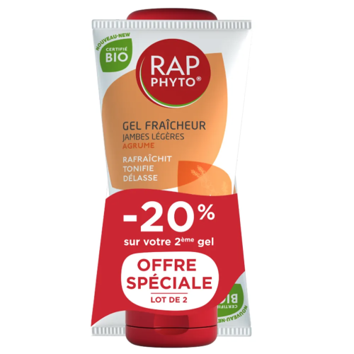 Gel Fraîcheur Jambes Légères Agrume Bio 2 x 150 ml Gel Fraîcheur Jambes Légères Agrume Bio 2 x 150 ml