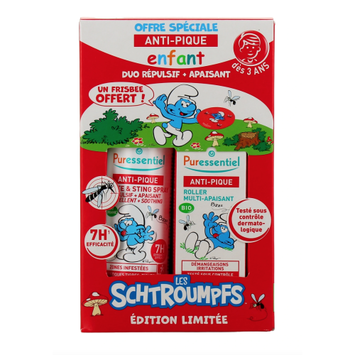 Anti-Pique Roller Multi-Apaisant Bio Enfant 5 ml + spray répulsif apaisant 75 ml Anti-Pique Roller Multi-Apaisant Bio Enfant 5 ml + spray répulsif apaisant 75 ml