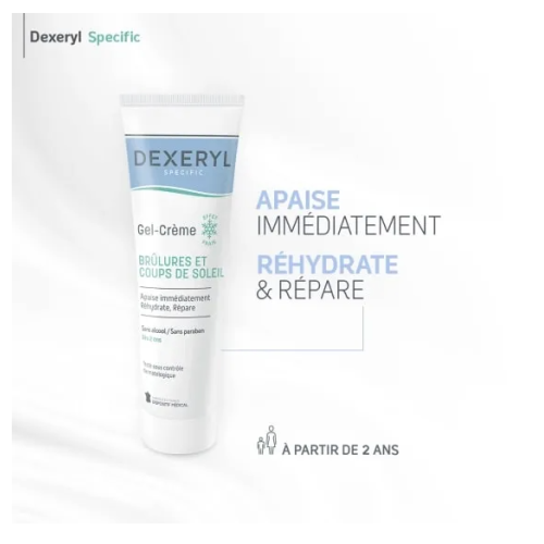 Dexeryl Specific Brûlures et Coups de soleil 150 g