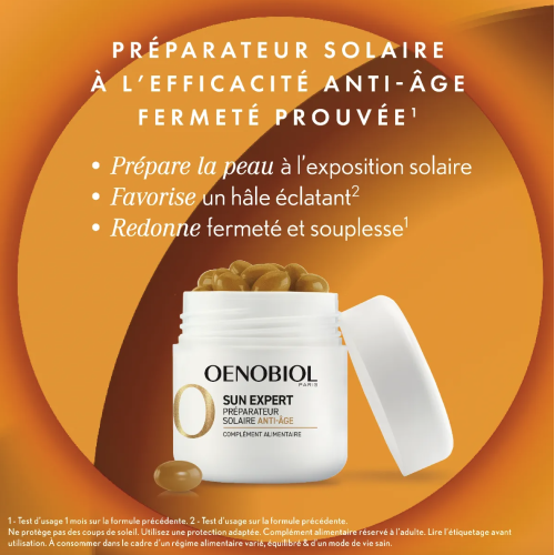 Sun Expert Préparateur Solaire Anti-Âge 2 x 30 capsules