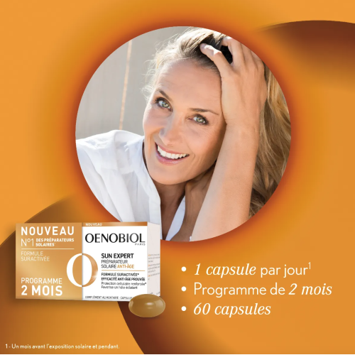 Sun Expert Préparateur Solaire Anti-Âge 2 x 30 capsules