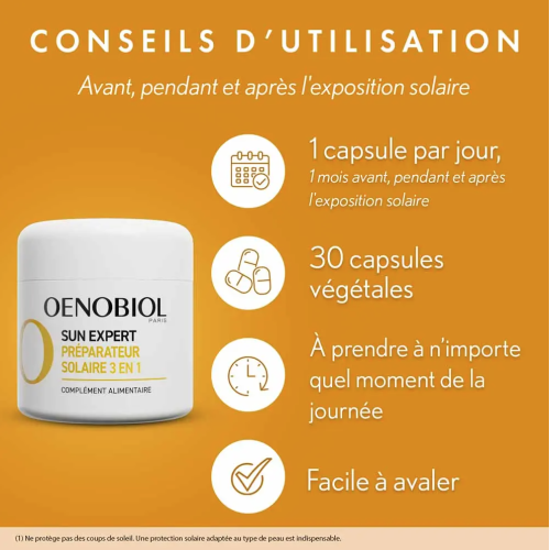 Sun Expert Préparateur Solaire 3en1 Triple action 2 x 30 capsules