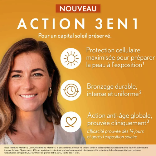 Sun Expert Préparateur Solaire 3en1 Triple action 2 x 30 capsules