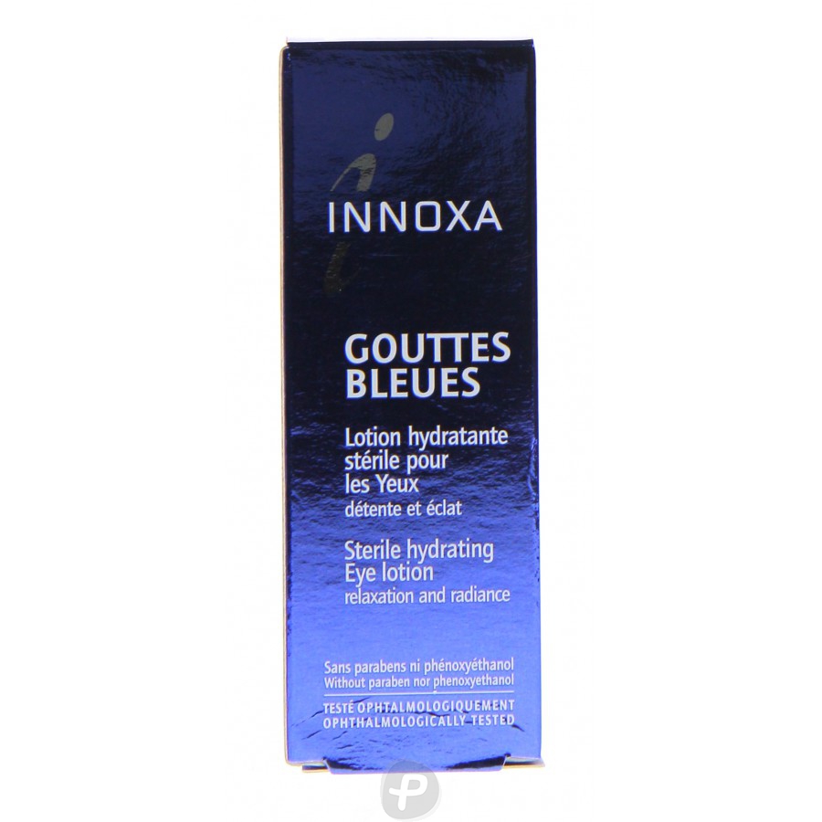 INNOXA Gouttes Bleues Lotion hydratante stérile pour les yeux Pharma360