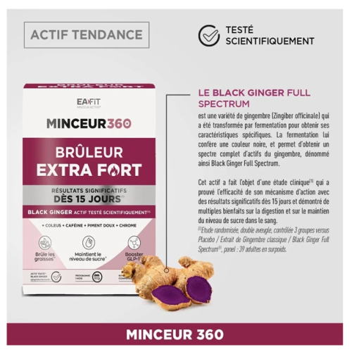 Minceur 360 Bruleur Extra fort 60 comprimés