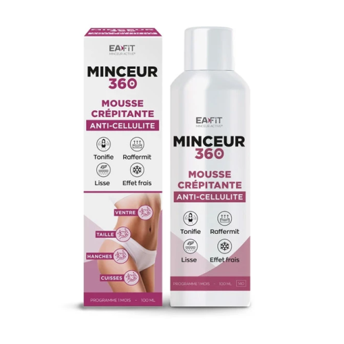 Minceur 360 Mousse crépitante anti cellulite 100 ml Minceur 360 Mousse crépitante anti cellulite 100 ml