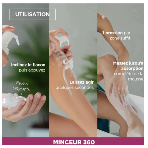 Minceur 360 Mousse crépitante anti cellulite 100 ml