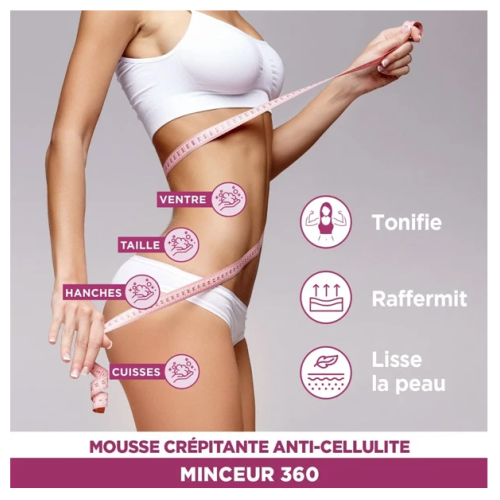 Minceur 360 Mousse crépitante anti cellulite 100 ml