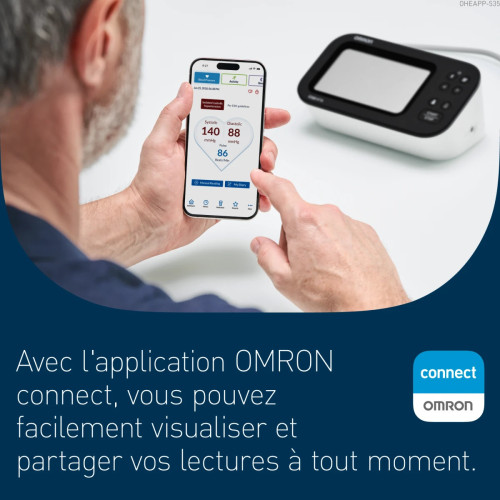 OMRON M7 Intelli IT Afib Autotensiomètre Contrôle Cardiaque Bluetooth