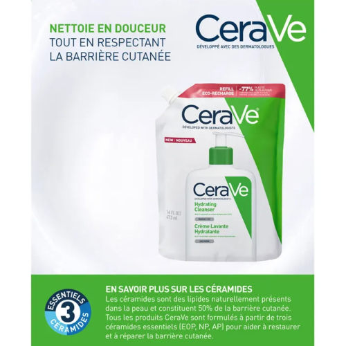 Crème Lavante Hydratante eco recharge 473 ml