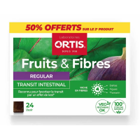 Fruits & Fibres Regular 2 x 24 Cubes à Mâcher