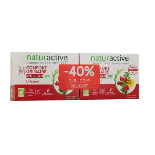 Urisanol 2 x 30 gélules Urisanol 2 x 30 gélules