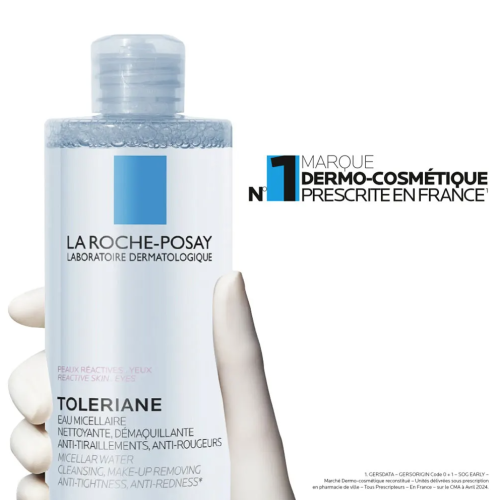 Toleriane Eau Micellaire Peaux Réactives 2 x 400 ml