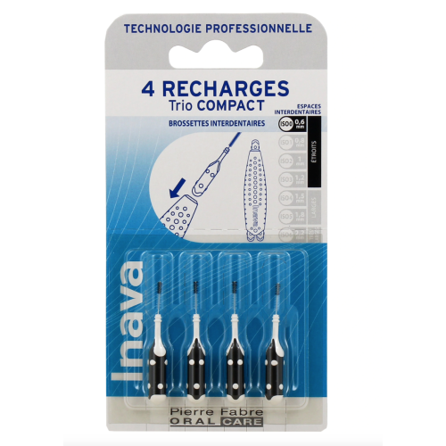 Recharges Brossettes Interdentaires pour Trio Compact Recharges Brossettes Interdentaires pour Trio Compact