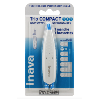 Brossettes Interdentaires Trio Compact tailles 1/1/1