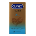 Nude Extra Large Préservatifs XL 10 préservatifs