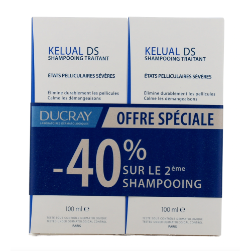Kelual DS Shampooing Traitant 2 x 100 ml Kelual DS Shampooing Traitant 2 x 100 ml