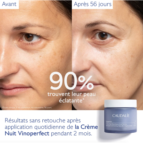 Vinoperfect Crème Nuit Glycolique Anti-Taches recharge 50 ml