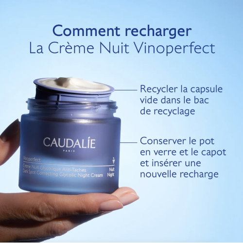 Vinoperfect Crème Nuit Glycolique Anti-Taches recharge 50 ml