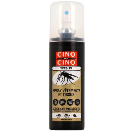Cinq sur Cinq Spray Anti-Moustiques 100mL - Protection Totale Cinq sur Cinq Spray Anti-Moustiques 100mL - Protection Totale
