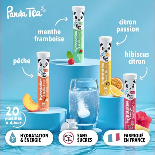 Pastilles Hydratation 20 pastilles Menthe - Framboise
