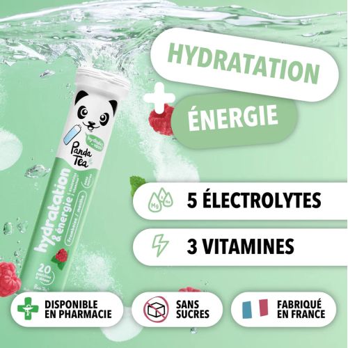 Pastilles Hydratation 20 pastilles Menthe - Framboise