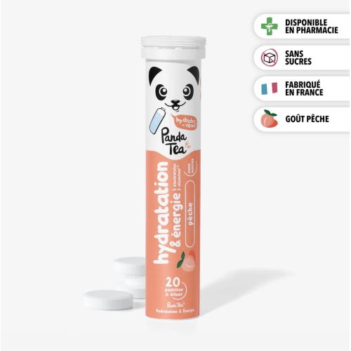 Pastilles Hydratation 20 pastilles Pêche Pastilles Hydratation 20 pastilles Pêche