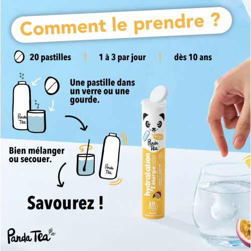 Pastilles Hydratation 20 pastilles Citron-Passion