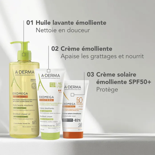 Exomega Control Crème Solaire SPF50+ 150 ml