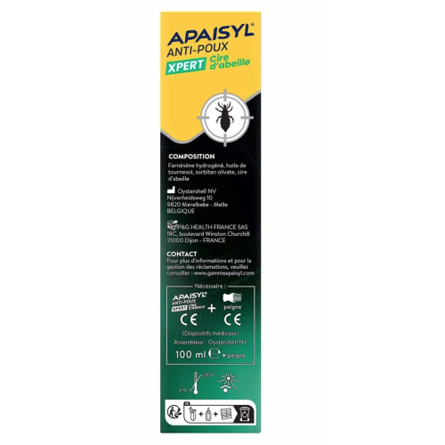 Anti-Poux & Lentes Lotion Xpert Cire d'abeille 100 ml
