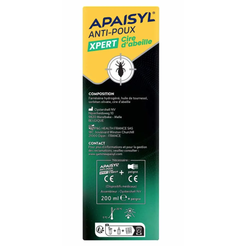 Anti-Poux & Lentes Lotion Xpert Cire d'abeille 200 ml