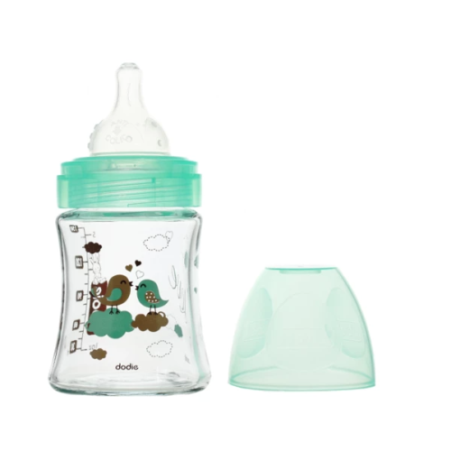 Biberon Verre Initiation+ 150 ml Débit 1 0-6 Mois