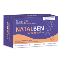 NATALBEN Préconception 60 Capsules