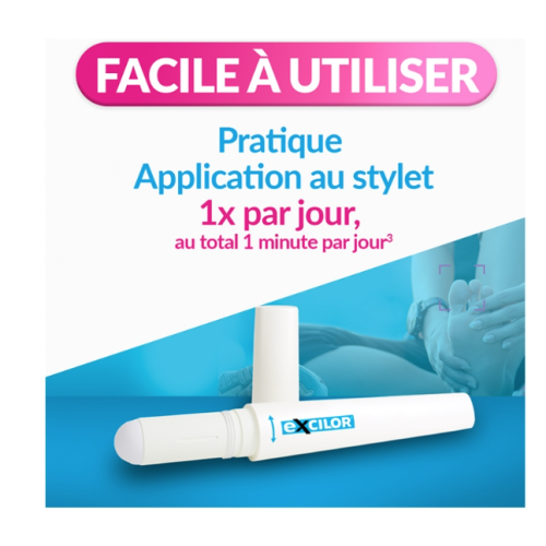 Easy Traitement Mycose de l'Ongle Déjaunissement Actif 4 ml