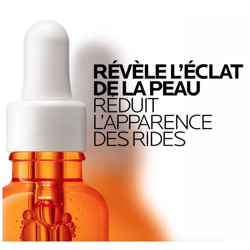Pure Vitamin C12 Sérum Anti-Rides 30 ml + Anthelios UVmune 400 Fluide Invisible SPF50+ Sans Parfum 15 ml Offert, Coffret