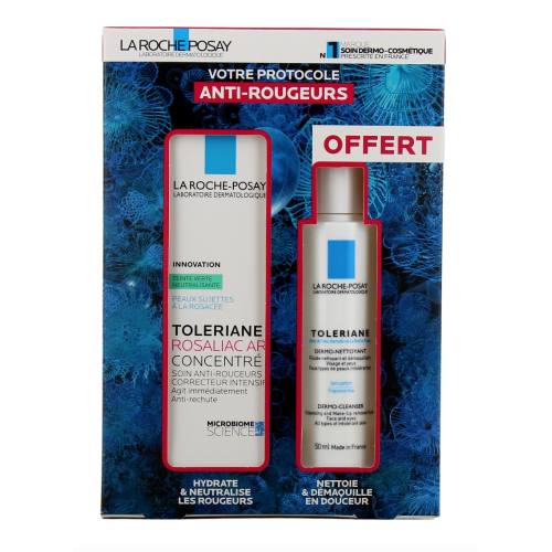 Toleriane Rosaliac AR Concentré Soin Anti-Rougeurs 40 ml + dermo nettoyant Toleriane 50 ml Toleriane Rosaliac AR Concentré Soin Anti-Rougeurs 40 ml + dermo nettoyant Toleriane 50 ml